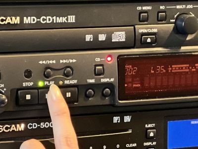 CDの再生確認