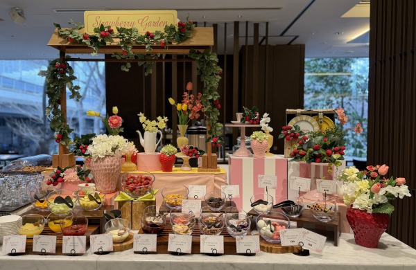 デザートエリア全体の装飾