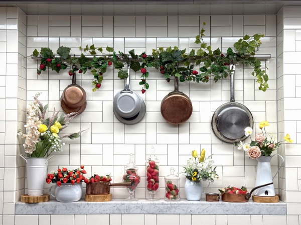 キッチン内の装飾