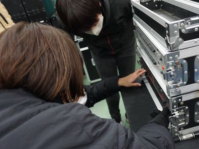 合同での音響研修会の様子