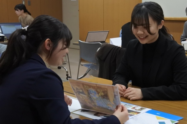 接客ロールプレイングの様子